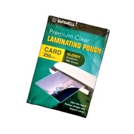 PLASTIK LAMINATING ID CARD KTP TEBAL 250 MICRON ISI 100 LBR 6 9 CM X 9