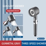 High-Pressure Shower Head with Filter Cotton Adjustable Shower Head Filter 3-Mode Handheld Water Saving Shower V87
