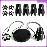 [WhweightMY] Golf Ball Tee Height Adjustable Plastic Training Kit with Tether Rope for Golf Practice