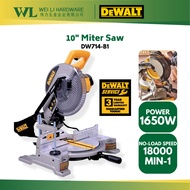 DEWALT Original DW714-B1 255mm 10" Miter Saw 1650W (3Year Warranty) Mesin Potong Kayu Dewalt Cutting