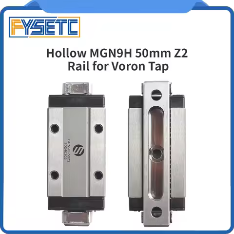 FYSETC Hollow MGN9H 50mm Z2 Rail for Voron Tap and boop Light Weight Rails for Voron 2.4 Trident Mic