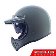ZEUS HELMETS ZS-916D RETRO FULL FACE DOUBLE VISOR