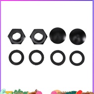 Rear Windshield Glass Strut Hardware Kit Fit for   92-95 Hatchback EG6  Black