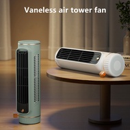 Desktop Tower Fan 1200mAh Bladeless Desktop Air Conditioning Fan Portable Mute 3-speed Fans Air Cooler for Living Room Bedroom Shionize