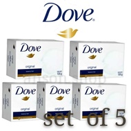 ( SET OF 5 ) Dove Original Beauty Bar Soap 135g