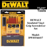 DEWALT Insulated Vinyl Grip Screwdriver Set - Model: DWHT66417