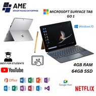 MICROSOFT SURFACE TAB GO 1 TOUCH SCREEN SUITABLE  4GB RAM 64GB SSD  BEST FOR STUDENTS AND WORK