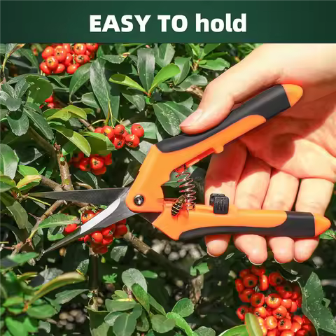 A21Q -3 Pack Garden Pruning Shears, Stainless Steel Garden Shears, Gardening Shears, Gardening Sciss