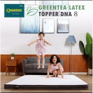 Quantum Topper Mattress Green Tea Latex DNA 8cm - 90x200