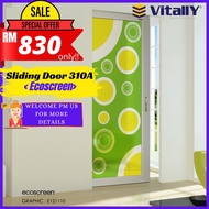 VITALLY SLIDING DOOR 310A (ECOSCREEN) BATHROOM DOOR / STORE ROOM DOOR PRICE WITH INSTALLATION