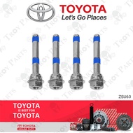 (4pc) Toyota Disc Brake Caliper Guide Pin Bolt Silicon Silicone Sleeve Rear Harrier AVU65 ASU60 ZSU6