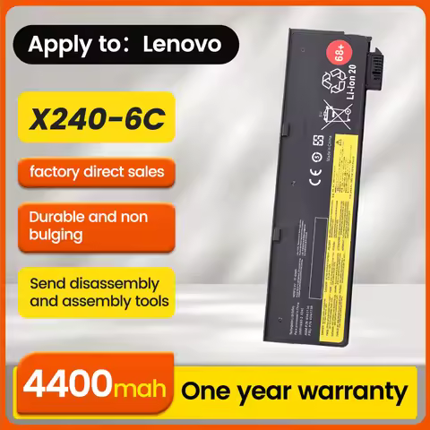 BNN 68+ laptop battery for Lenovo ThinkPad X240 X250 T440 T450 T440S 0C52861 0C52862 45N1125 45N1028