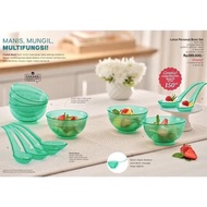 Tupperware lotus personal bowl free spoon crystal bowl Original