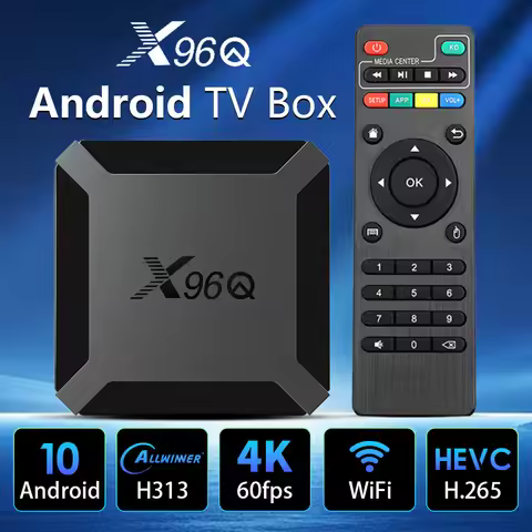 Hot Sale X96Q Android 10.0 Smart TV BOX 2GB 16GB Allwinner H313 Quad Core 4K Set Top Box Media Playe