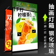 Order Billboard Bar Ultra-Thin Hanging Wall Painting Light Box Luminous led Catering Billboard Tempe