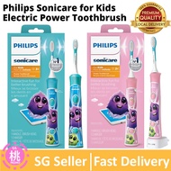 Philips Sonicare for Kids 3+ Bluetooth Connected Rechargeable Electric Power Toothbrush, Interactive for Better Brushing