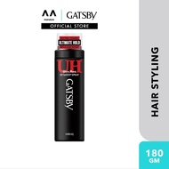 GATSBY Styling Spray Ultra Hard 180g (mens hair spray, spray hair, spray hair setting)