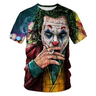 Sketch the clown 3D Printed New T Shirt Men Joker Face Casual O-neck Male tshirt Clown Short Sleeved