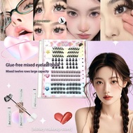 Magnetic Eyelash Lash False Eyelash + Bond and Seal Lash Waterproof Fast Drying and Sealer Strong Ho