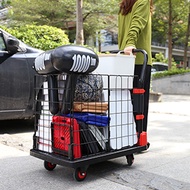 Folding Trolley Large Capacity with Cage Removable