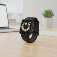 Y68 Smart Watch for Kids in Black: Electronic Sport Watch with Health Monitor, Ideal Holiday Gift fo