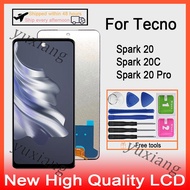 OEM For Tecno Spark 20 Spark 20C Spark 20 Pro LCD Display Touch Screen Replacement