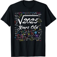 2025 gift shirt Square Root of  45 Years Old 45th Birthday T-Shirt Hoodie xs-3xl 
