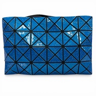 狀況極佳 ◇ 寶寶三ISSEY MIYAKE一生三角片水滴圖案手拿包，第二隻包，藍色，日本製造，女款。