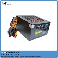 AVF 550W Power Supply With 12CM Red Fan | Ipohonline