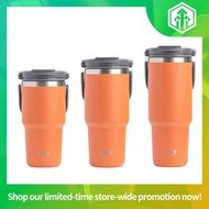 Tyeso 600ml Tumbler Viral Letak Nama with Handle Viral Thermos Thumbler Penutup 2 Way Minum Pemegang