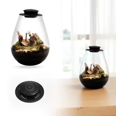 Micro Landscape Plant Growth Lamp 6500K Desktop Miniature Plant Light Plant Grow Light for Indoor Pl
