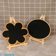 JENNIFERDZ Chalkboard With Stand Painting Kids Guide Board Desk Display Writting Wooden Easel