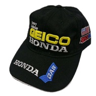 HONDA GEICO RACING CANVAS BASEBALL CAP FULL EMBROIDEREDHONDA PREMIUMOriginal