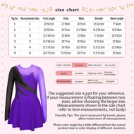 Figure Ice Skating Dress Kids Girls Long Sleeve Rhinestone Ballet