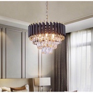 LUXURY CRYSTAL LIGHT Moden Lampu Hiasan Siling LED Kristal Candelier Luxury & Modern Deco Ceiling Pe