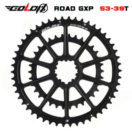 จานโซ่คู่ GOLDIX GXP 36-26T 38-28T MTB 50-34/52-36/53-39T ห่วงโซ่รถจักรยานจานจักรยานเสือหมอบ9/10/11/