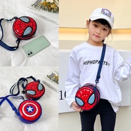 Children Children Shoulder Bag Cartoon Spiderman Boys Messenger Small Bag Children Coin Purse