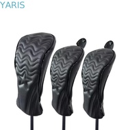 YARIS Golf Headcover, PU Leather Waterproof Golf Wood Cover, Protective Cover Hybrid 2 Color Dustfro