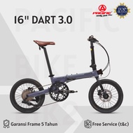 Pacific Folding Bike Size 16" DART 3.0 (10 Speed) Folding Bike
