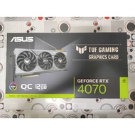 ASUS TUF Gaming GeForce RTX 4070 12GB GDDR6X OC EDITION GRAPHIC CARD (USED)