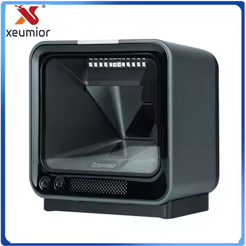 2D Omnidirectional Embedded Infrared IR Sensor Wall-mounted Desktop Barcode QR Code Reader with USB/