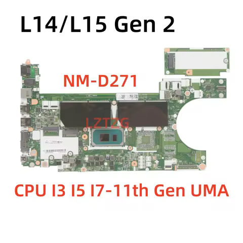 NM-D271 For Lenovo ThinkPad L14/L15 Gen 2 Laptop Motherboard With I3 I5 I7-11th Gen CPU 5B21A12893 1