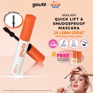 Goute Quick Lift Mascara - Waterproof Long Lasting upto 24H | Goulash Smudgeproof High Pigmented Mas