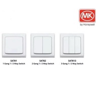 MK Big Rocker / Big Button 1 / 2/ 3 /15A Gang Water Heater Aircon switch and lighting switch 1 Way /