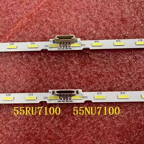 LED Strip For Samsung UE55RU7105 UE55NU7100K UE55RU7090U UE55NU7021 UE55RU7100 UE55NU7100 UE55NU7020