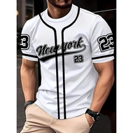New 3D Digital 23 digital print sporty casual fashionable soft comfortable and lightweight men's T-s