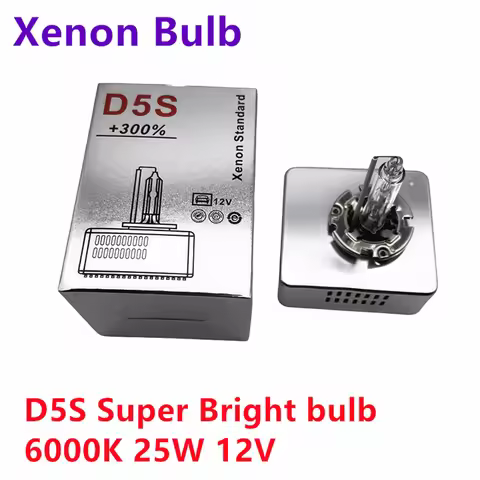 1/2PCS D5S Xenon HID Bulb Headlight High bright Super Bright LED Bulb D5S 6000K 25W 12V Plug&Play Ca