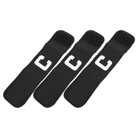 3 Pcs Elastic Football Captain Armband Team Leader Band Sports Supplies Soccer Wristband Basketball 