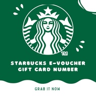 Starbucks Gift Card Number E-Voucher