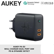 AUKEY PA-D2 36W Travel Charger 2 Port Power